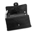 CHANEL VINTAGE MATELASSE CHAIN SHOULDER BAG BLACK LAMB SKIN 90293555 - PURPOSE