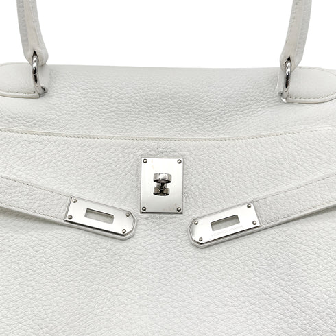 HERMES SHOULDER KELLY 42 WHITE TAURILLON CLEMENCE HAND BAG □L SHW 90293698 - PURPOSE