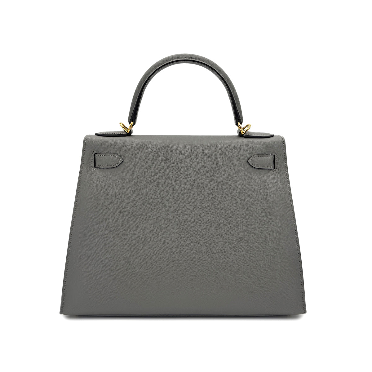 HERMES KELLY 28 SELLIER GRIS MEYER VEAU MADAME HAND SHOULDER BAG W GHW 90294137