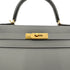 HERMES KELLY 28 SELLIER GRIS MEYER VEAU MADAME HAND SHOULDER BAG W GHW 90294137 - PURPOSE