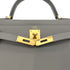 HERMES KELLY 28 SELLIER GRIS MEYER VEAU MADAME HAND SHOULDER BAG W GHW 90294137 - PURPOSE