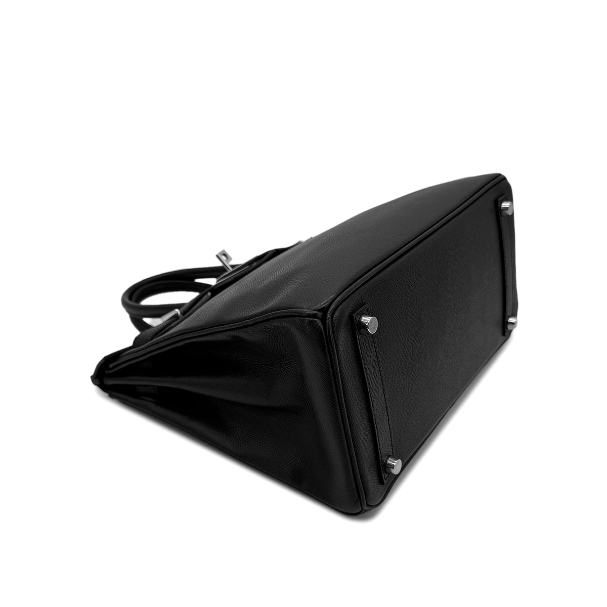 HERMES HAUT A COURROIES 28 BLACK VEAU EPSOM HAND BAG ▢J SHW 90294139