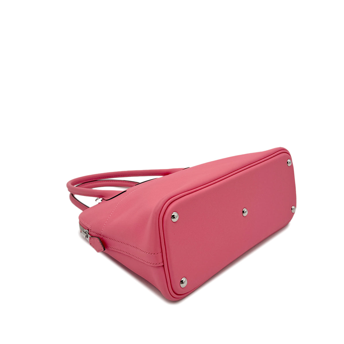 HERMES BOLIDE 27 ROSE AZALEE VEAU SWIFT HAND SHOULDER BAG D 90294140