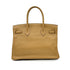 HERMES BIRKIN 30 TABAC CAMEL TAURILLON CLEMENCE HAND BAG □L GOLD HARDWARE 90294144 - PURPOSE