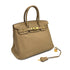 HERMES BIRKIN 30 TABAC CAMEL TAURILLON CLEMENCE HAND BAG □L GOLD HARDWARE 90294144 - PURPOSE