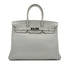 HERMES BIRKIN 35 GRIS PERLE TAURILLON CLEMENCE HAND BAG □O SHW 90294145 - PURPOSE