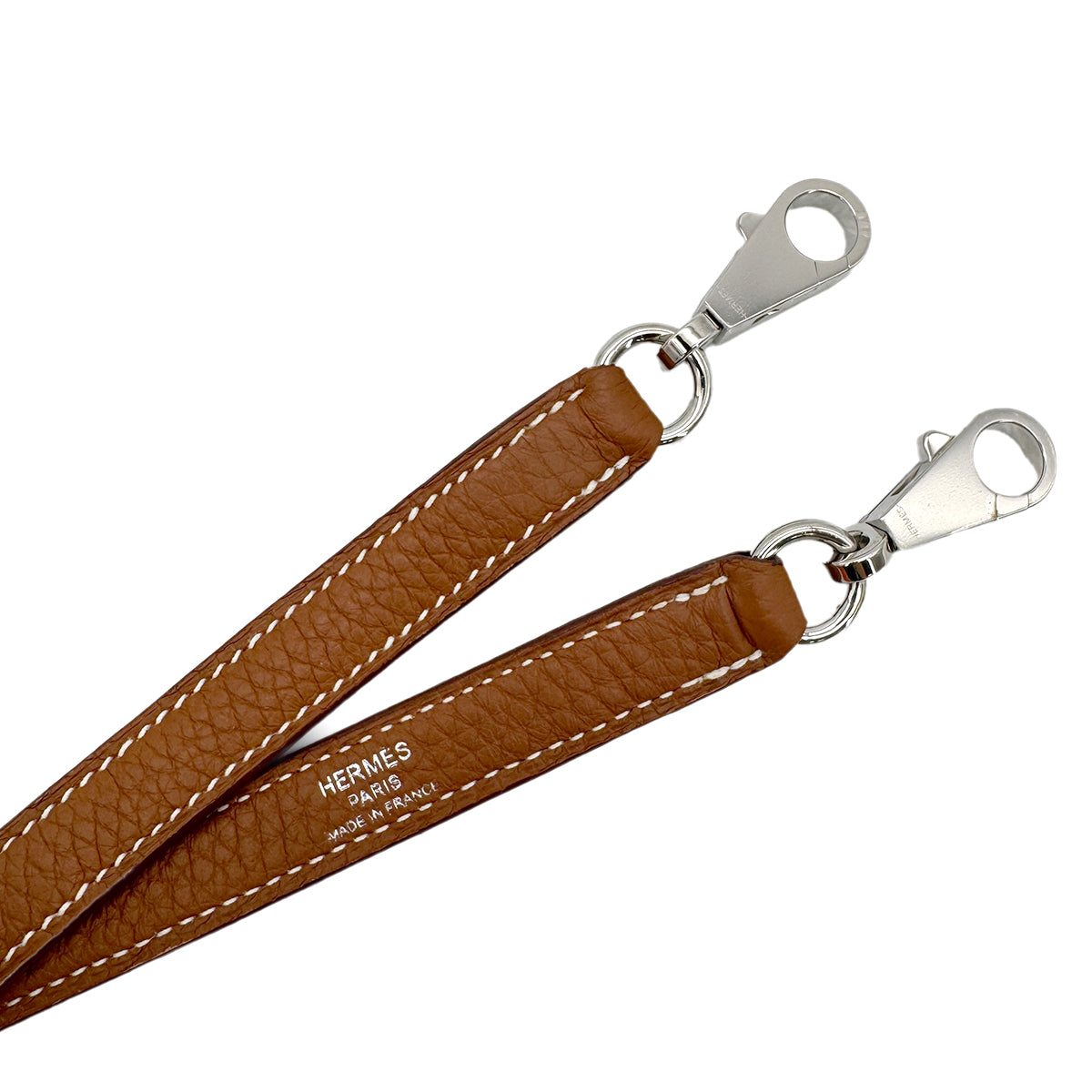 HERMES KELLY BOLIDE GOLD TAURILLON CLEMENCE SHOULDER STRAP SHW 90294147