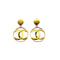 CHANEL VINTAGE EARRINGS BIG COCOMARK ACCESSORY GOLD 90294148 - PURPOSE