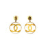 CHANEL VINTAGE EARRINGS BIG COCOMARK ACCESSORY GOLD 90294148 - PURPOSE