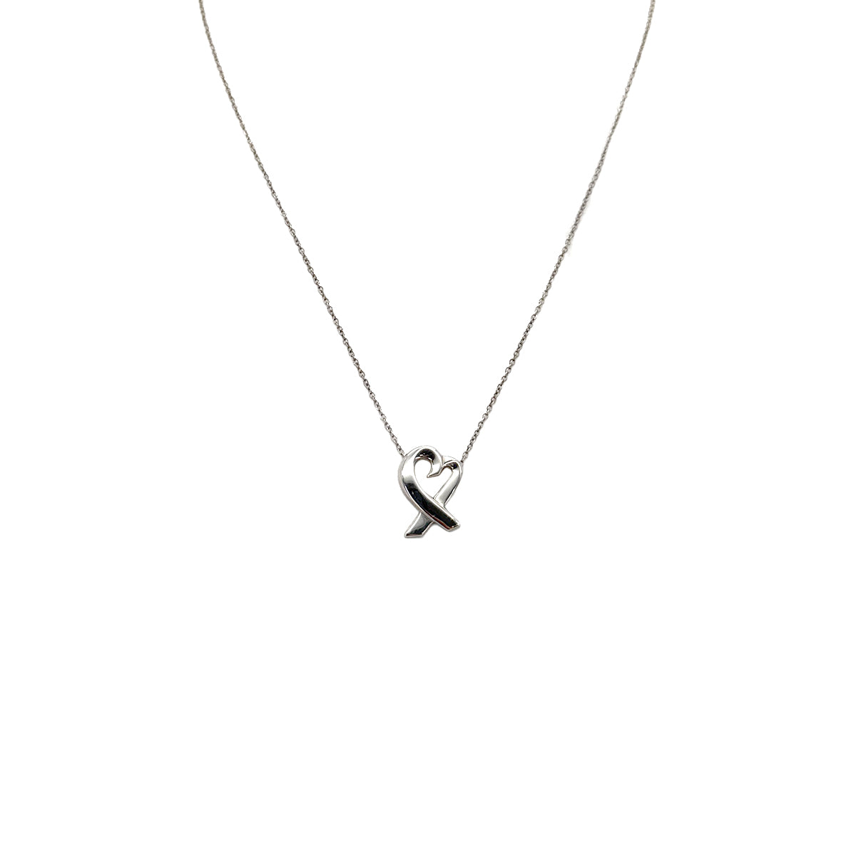 TIFFANY&CO. NECKLACE LOVING HEART PALOMA PICASSO SILVER925 ACCESSORY 90294153
