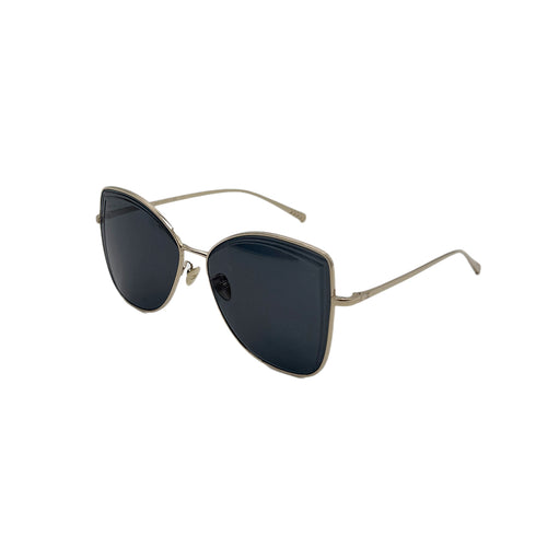 CHANEL SUNGLASSES COCOMARK BLACK GOLD EYEWEAR 90294160