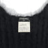 CHANEL KNIT SLEEVELESS TOPS COCOMARK BLACK ANGOLA 42 02A RTW 90294168