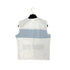 CHANEL VINTAGE SPORTSLINE SLEEVELEES TOPS WHITE BLUE COTTON 42 00S RTW 90294171 - PURPOSE