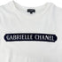 CHANEL GABRIELLE SHORT SLEEVE TOPS COCOMARK WHITE COTTON 40 P57 RTW 90294172