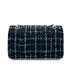 CHANEL MATELASSE CHAIN SHOULDER BAG BLACK GREEN TWEED 90294174 - PURPOSE