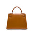 HERMES KELLY 28 SELLIER GOLD COUCHEVEL HAND SHOULDER BAG □A GHW 90294176 - PURPOSE