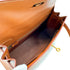 HERMES KELLY 28 SELLIER GOLD COUCHEVEL HAND SHOULDER BAG □A GHW 90294176 - PURPOSE