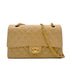 CHANEL VINTAGE CLASSIC FLAP MEDIUM CHAIN SHOULDER BAG BEIGE LAMB SKIN 90294177 - PURPOSE