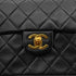 CHANEL VINTAGE MINI SQUARE 17 CHAIN SHOULDER BAG BLACK LAMB SKIN 90294180 - PURPOSE
