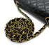 CHANEL VINTAGE MATELASSE HALF MOON CHAIN SHOULDER BAG BLACK LAMB SKIN 90294181 - PURPOSE