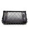 CHANEL VINTAGE COCOMARK CHAIN SHOULDER BAG CLEAR BLACK VINYL LEATHER 90294182 - PURPOSE