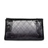 CHANEL VINTAGE COCOMARK CHAIN SHOULDER BAG CLEAR BLACK VINYL LEATHER 90294182 - PURPOSE