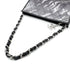 CHANEL VINTAGE COCOMARK CHAIN SHOULDER BAG CLEAR BLACK VINYL LEATHER 90294182 - PURPOSE
