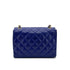 CHANEL VINTAGE MINI MATELASSE BIG COCO CHAIN SHOULDER BAG BLUE LAMB SKIN 90294183 - PURPOSE