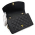 CHANEL VINTAGE DIANA MEDIUM CHAIN SHOULDER BAG BLACK CAVIAR SKIN 90294184 - PURPOSE