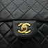 CHANEL VINTAGE CLASSIC FLAP SMALL CHAIN SHOULDER BAG BLACK LAMB SKIN 90294186 - PURPOSE