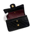 CHANEL VINTAGE CLASSIC FLAP SMALL CHAIN SHOULDER BAG BLACK LAMB SKIN 90294186 - PURPOSE