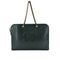 CHANEL VINTAGE BIG COCO CHAIN TOTE BAG GREEN CAVIAR SKIN 90294187