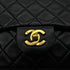 CHANEL VINTAGE CLASSIC FLAP SMALL CHAIN SHOULDER BAG BLACK LAMB SKIN 90294192 - PURPOSE