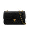 CHANEL VINTAGE CLASSIC FLAP SMALL CHAIN SHOULDER BAG BLACK LAMB SKIN 90294193 - PURPOSE