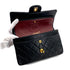 CHANEL VINTAGE CLASSIC FLAP SMALL CHAIN SHOULDER BAG BLACK LAMB SKIN 90294193 - PURPOSE