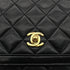 CHANEL VINTAGE MATELASSE BIJOU CHAIN SHOULDER BAG BLACK LAMB SKIN 90294195 - PURPOSE