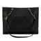 CHANEL VINTAGE BIG COCO CHAIN TOTE BAG BLACK CAVIAR SKIN 90294196 - PURPOSE
