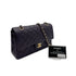 CHANEL VINTAGE CLASSIC FLAP MEDIUM CHAIN SHOULDER BAG PURPLE LAMB SKIN 90294197 - PURPOSE