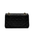 CHANEL VINTAGE CLASSIC FLAP SMALL CHAIN SHOULDER BAG BLACK LAMB SKIN 90294198 - PURPOSE