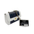 CHANEL VINTAGE MADEMOISELLE BICOLOR MINI CHAIN SHOULDER BAG NAVY WHITE LAMB SKIN 90294202