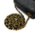 CHANEL VINTAGE MINI SQUARE 17 CHAIN SHOULDER BAG BLACK LAMB SKIN 90294203 - PURPOSE