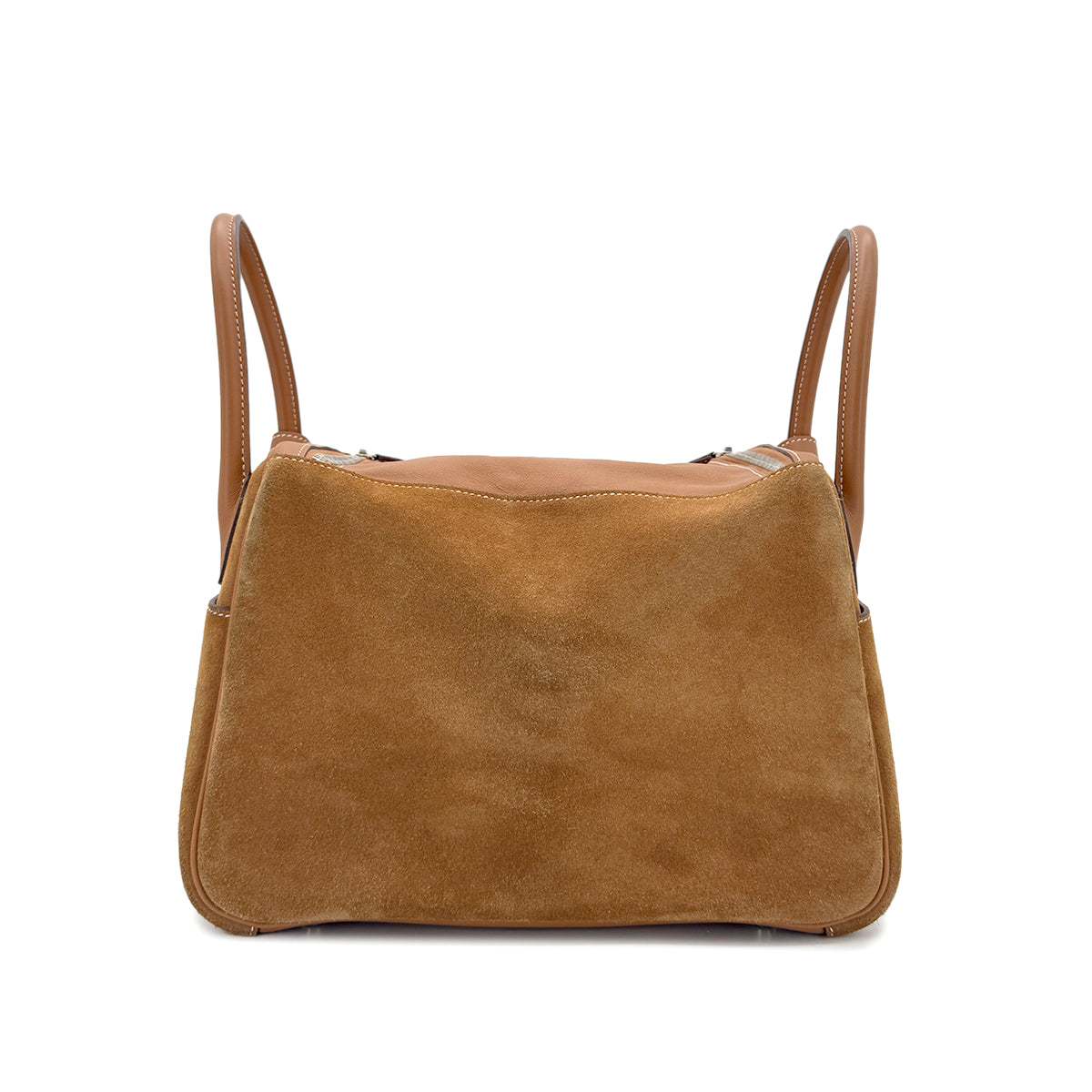 HERMES LINDY 30 GOLD VEAU SWIFT GRIZZLY SHOULDER BAG T SHW 90294373