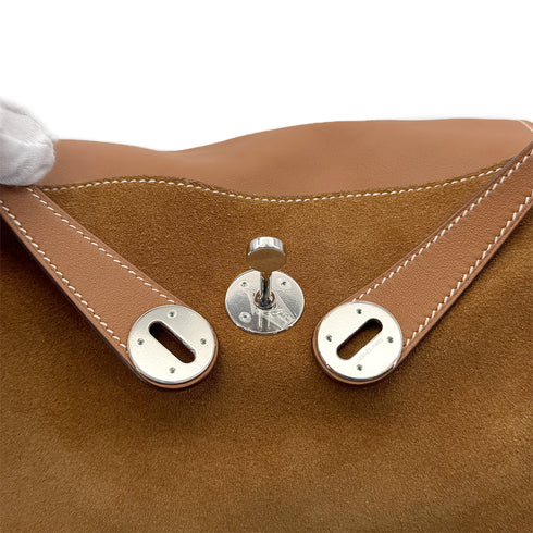 HERMES LINDY 30 GOLD VEAU SWIFT GRIZZLY SHOULDER BAG T SHW 90294373 - PURPOSE