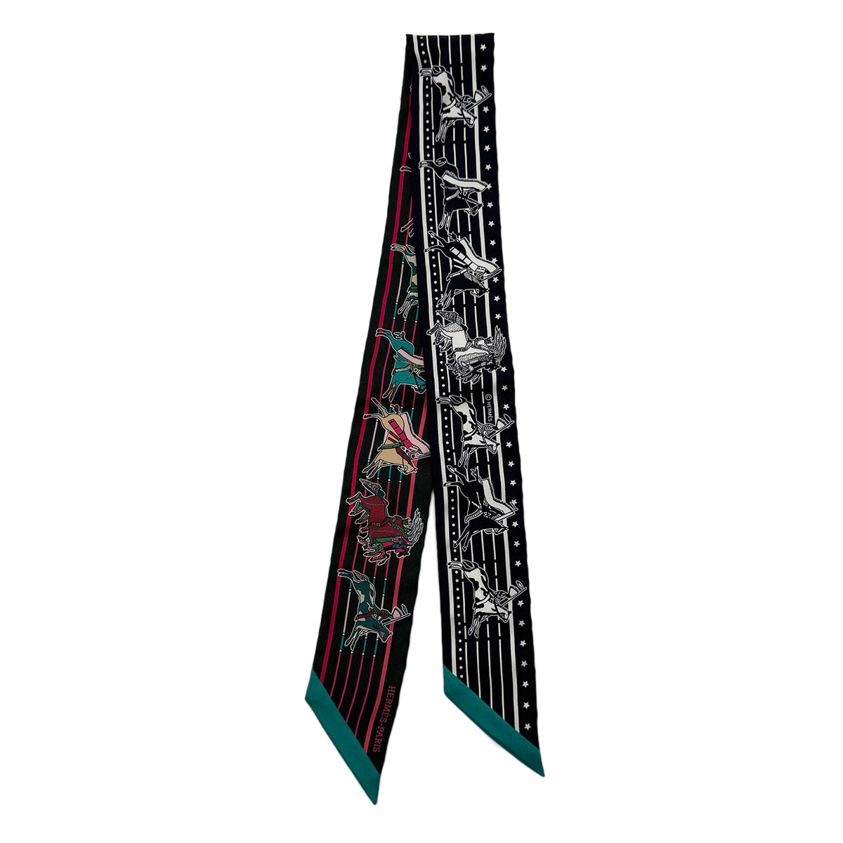 HERMES TWILLY PANI LA SHAR PAWNEE SCARF MULTICOLOR SILK 90294795