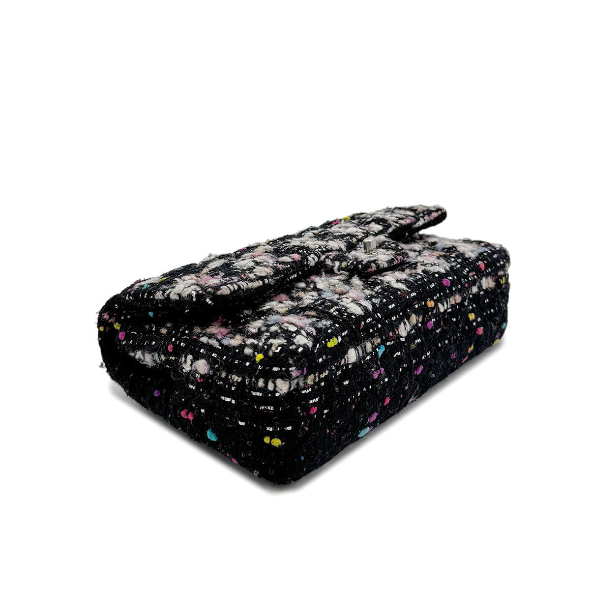 CHANEL MATELASSE CHAIN SHOULDER BAG MULTICOLOR TWEED 90294797