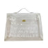 HERMES VINYL KELLY SOUVENIR DE L' EXPOSITION 1997 CLEAR HAND BAG 90294798 - PURPOSE