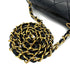 CHANEL VINTAGE MINI SQUARE 17 CHAIN SHOULDER BAG BLACK LAMB SKIN 90294800 - PURPOSE