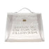 HERMES VINYL KELLY SOUVENIR DE L' EXPOSITION 1997 CLEAR HAND BAG 90294823 - PURPOSE