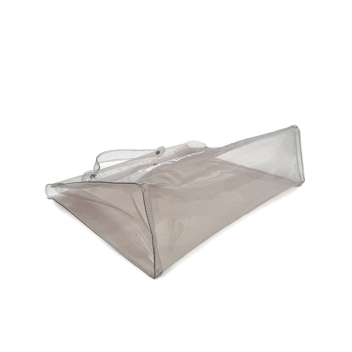 HERMES VINYL KELLY SOUVENIR DE L' EXPOSITION 1997 CLEAR HAND BAG 90294823