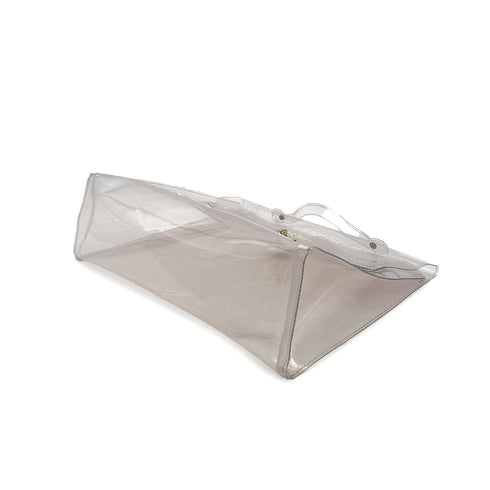 HERMES VINYL KELLY SOUVENIR DE L' EXPOSITION 1997 CLEAR HAND BAG 90294823 - PURPOSE